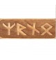 Amulet OCHRONNY SAMOCHODU (drewniany skrypt runiczny)