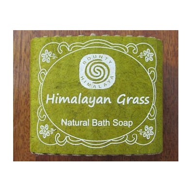 Mydło TRAWA HIMALAJSKA - himalajskie, ręcznie robione (100g)