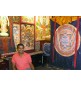 Neel Shahi i jego pracownia/sklep artystyczny w Nepalu
