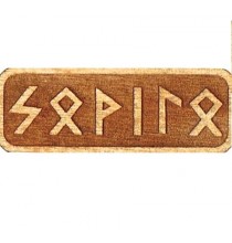 Amulet PODNOSZĄCY POZIOM ENERGII I WITALNOŚCI (drewniany skrypt runiczny)