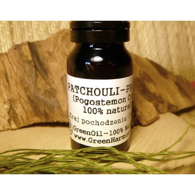 Patchouli - Paczula (olejek eteryczny GreenOil) - OLEJEK O WIELU ZASTOSOWANIACH